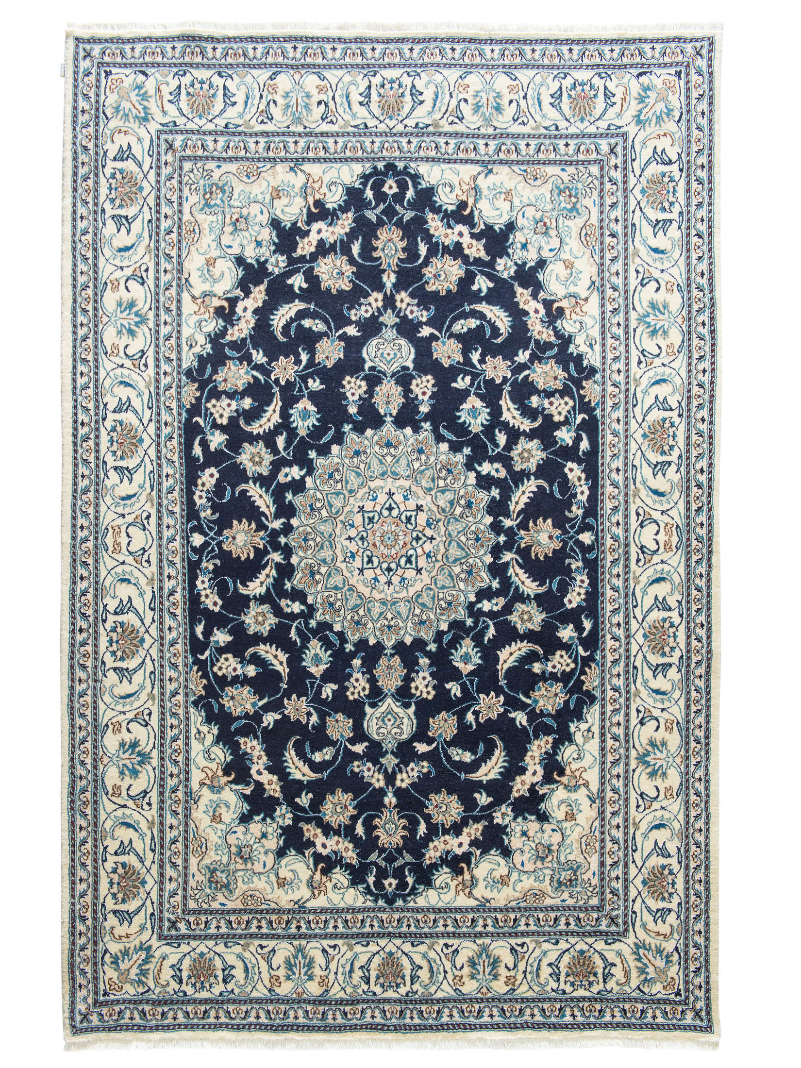 Kaschmar Nain 12 Lah ca. 198 x 307 cm, Unikat / Einzelstück