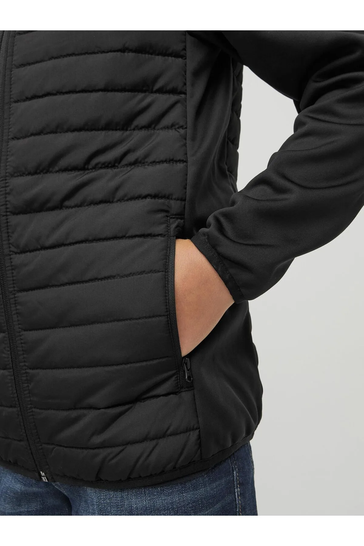Jack & Jones Junior  Jacke - Schwarz - Regular Fit