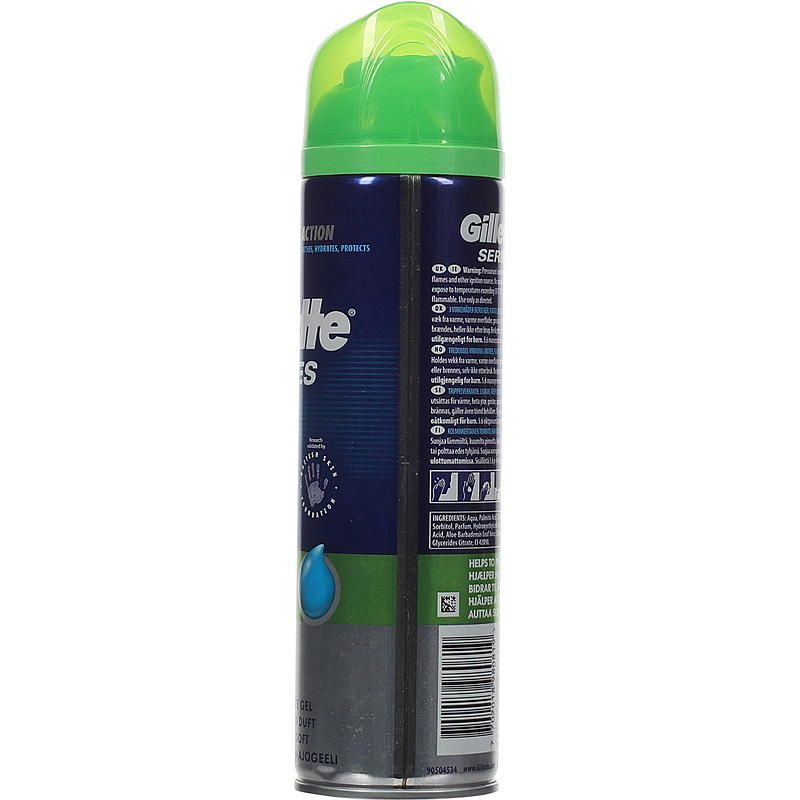 Gillette Gillette barbergel 200 ml, sensitive