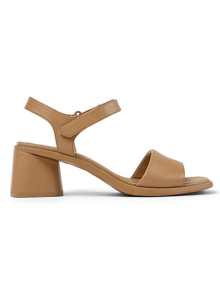 Camper Leder-Sandaletten in Beige günstig kaufen
