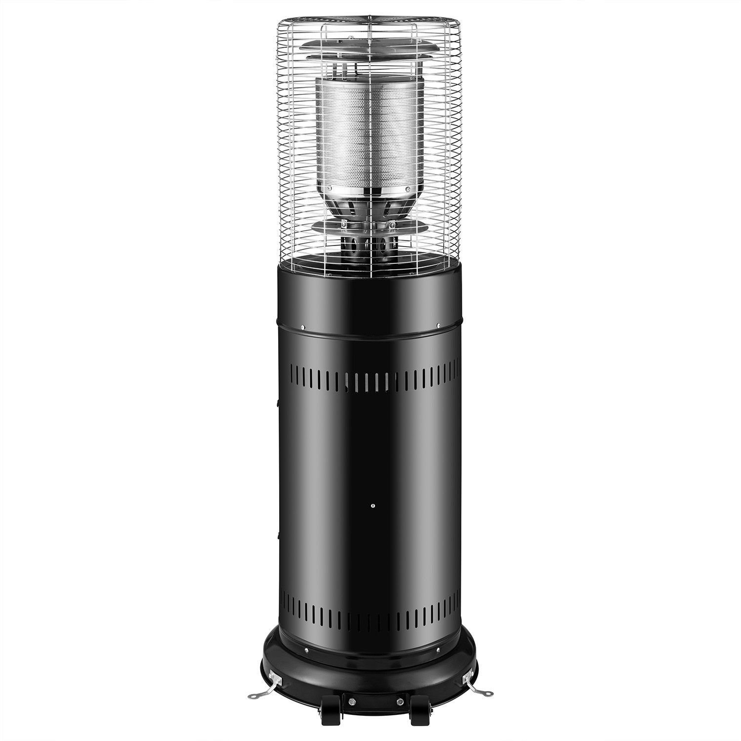 Juskys Heizstrahler Cuna, 11000 W, integrierter Kippschutz, Inkl. Druckminderer, robuste Schutzhülle