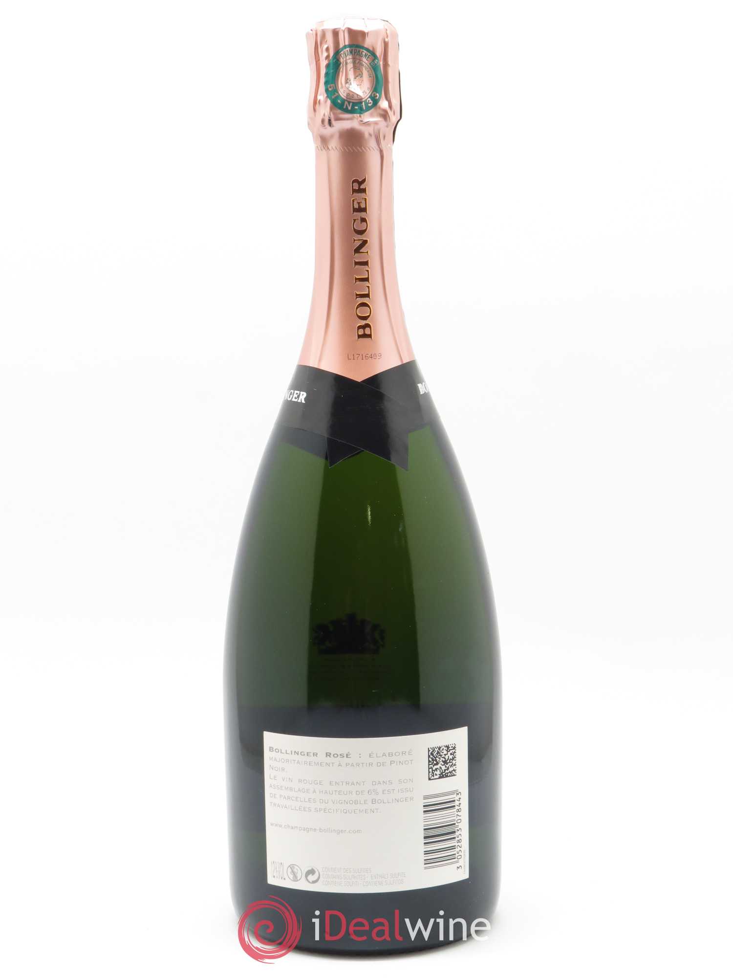 Rosé Brut Bollinger   - Lot de 1 Bouteille