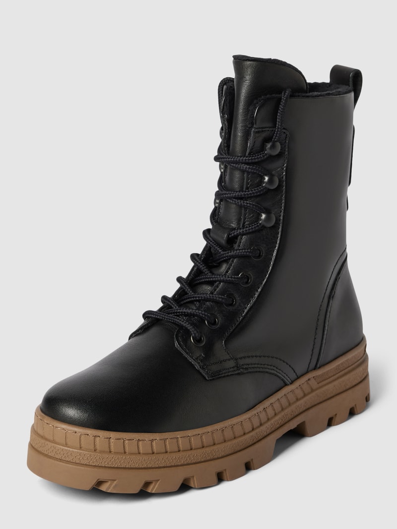 Stiefel mit Schnürverschluss Modell 'Jessy' in schwarz