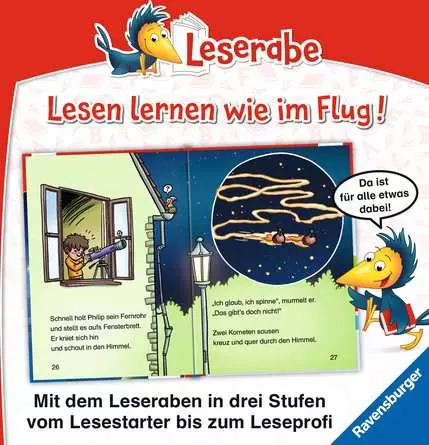 Leserabe - 1. Lesestufe: Weltraumgeschichten