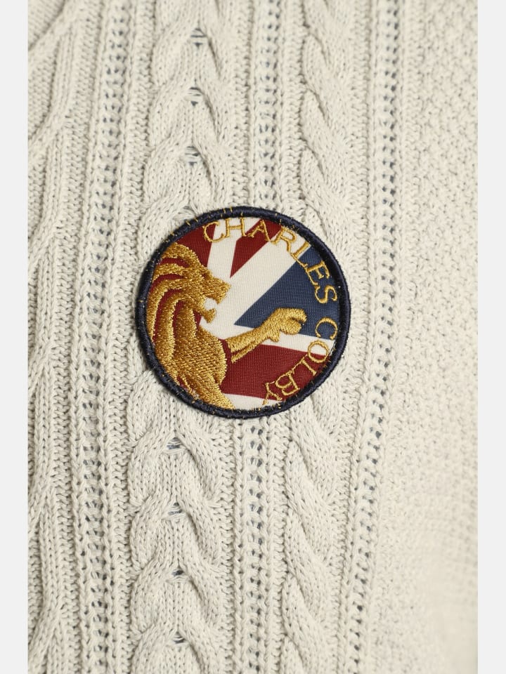 Charles Colby Pullover EARL HICKS in wollweiß günstig kaufen