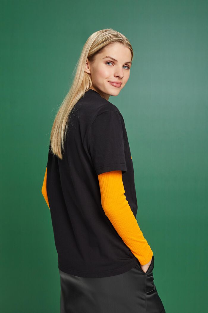 Unisex Logo-T-Shirt aus Baumwolljersey