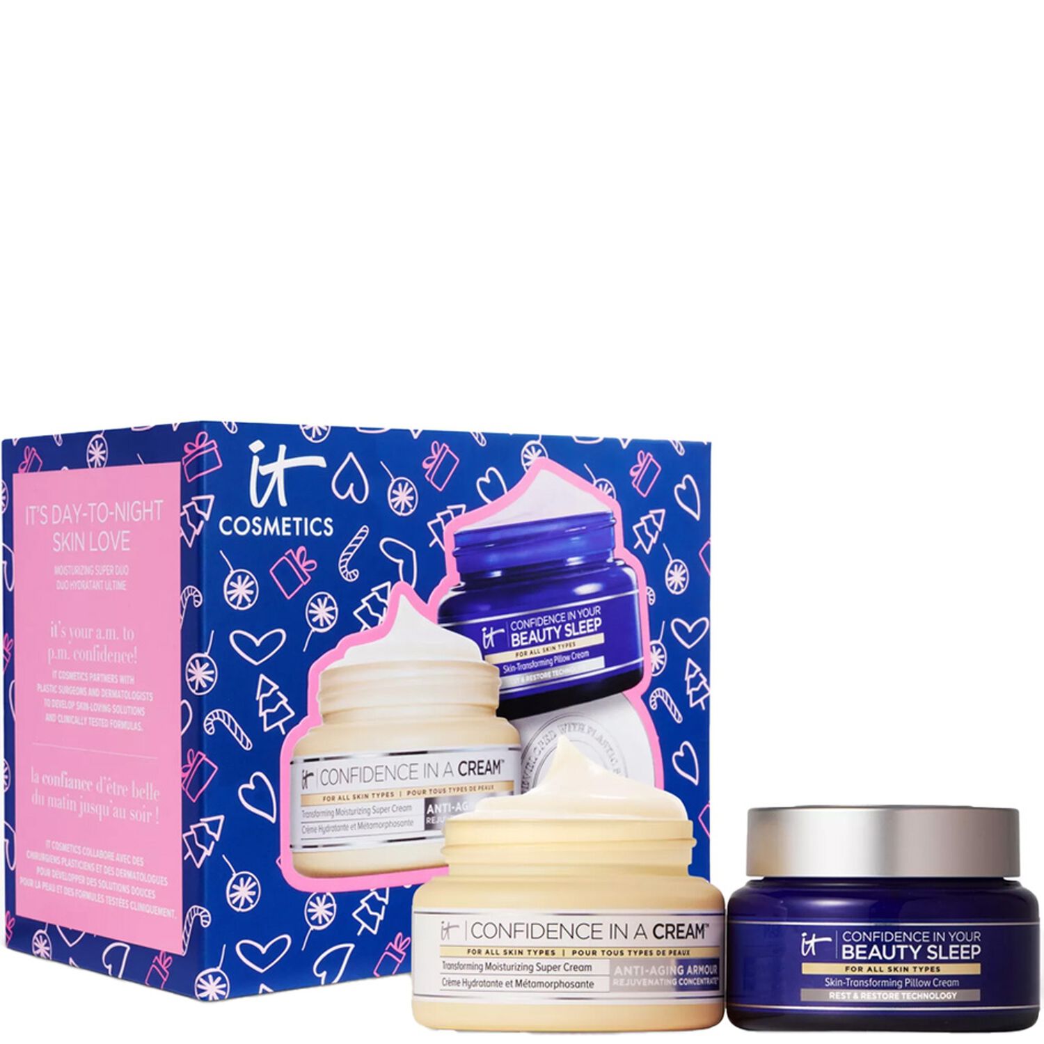 It Cosmetics IT’s Your Day-to-Night Skin Love Coffret duo soins anti-âge super hydratant 2 x 60 ml