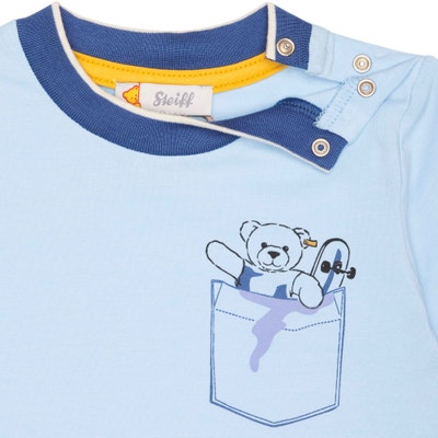 T-Shirt kurzarm, hellblau für Jungs