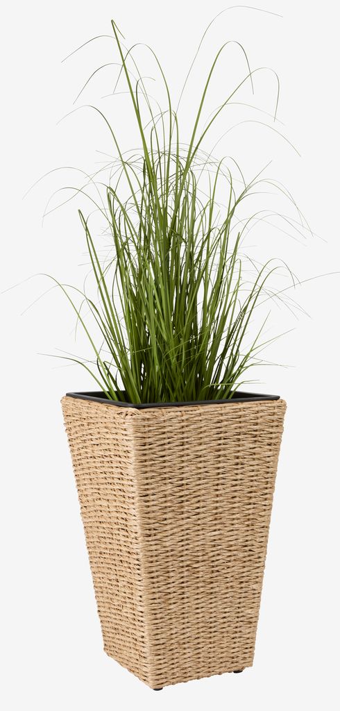 Doniczka KUBB KUBB W30xL30xH50 naturalna