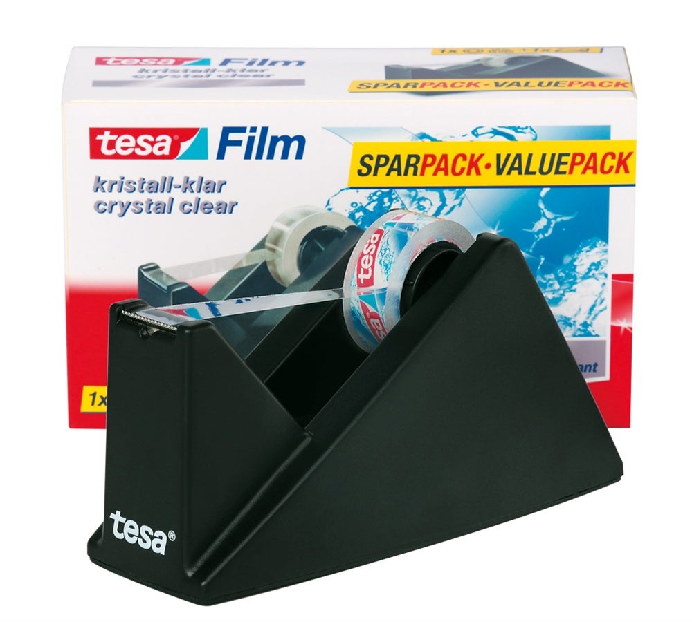 Tesa Sparset: Tischabroller + 1 Rolle tesafilm