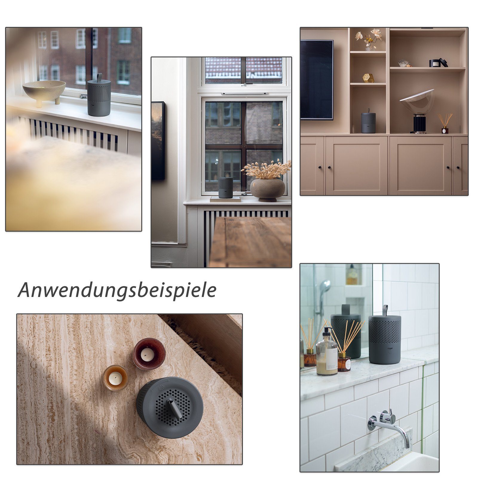 BlueCraft Luftentfeuchter-Nachfüllpack Absodry duo Family Schlafzimmer Wohnung Nachfüller, Inkl. 0,6 kg Granulat Vliesbeutel, gegen Schimmel, Entfeuchter Granulat Box Raumenfeuchter