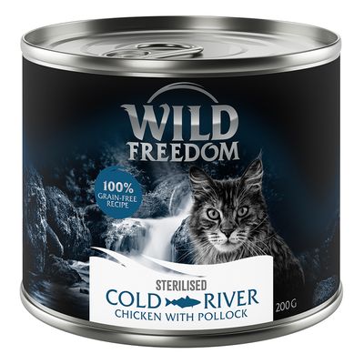 Wild Freedom Adult Sterilised 24 x 200 g - getreidefreie Rezeptur