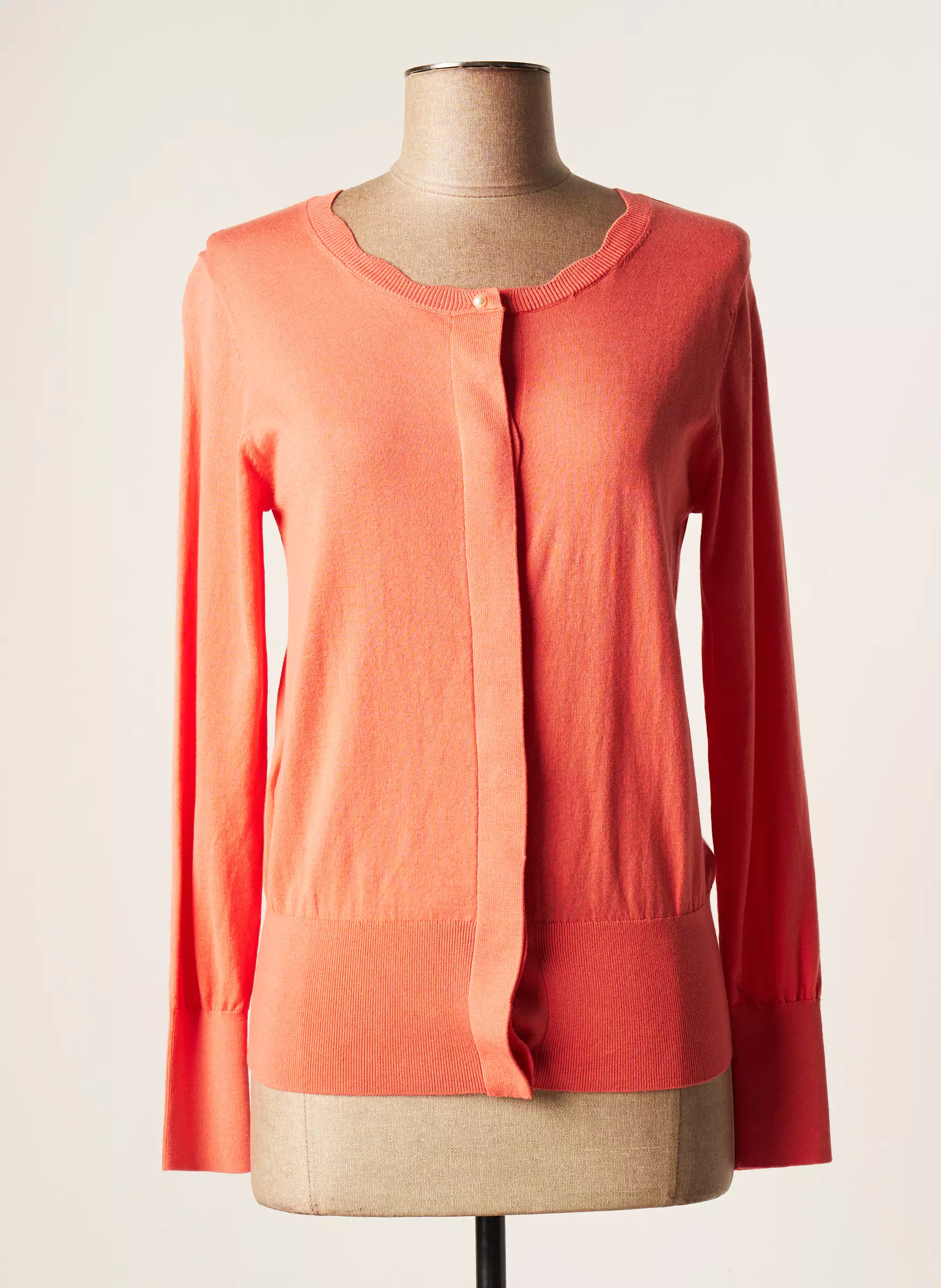 Devernois Cardigans Femme couleur orange