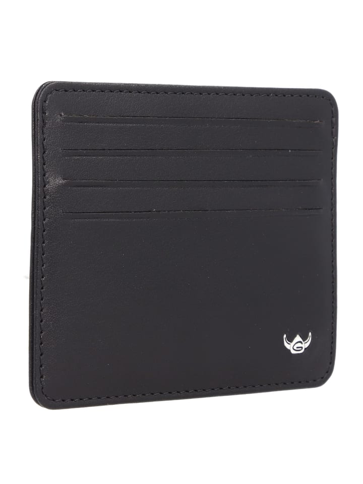 Golden Head Colorado Kreditkartenetui RFID Schutz Leder 10 cm in schwarz günstig kaufen onesize