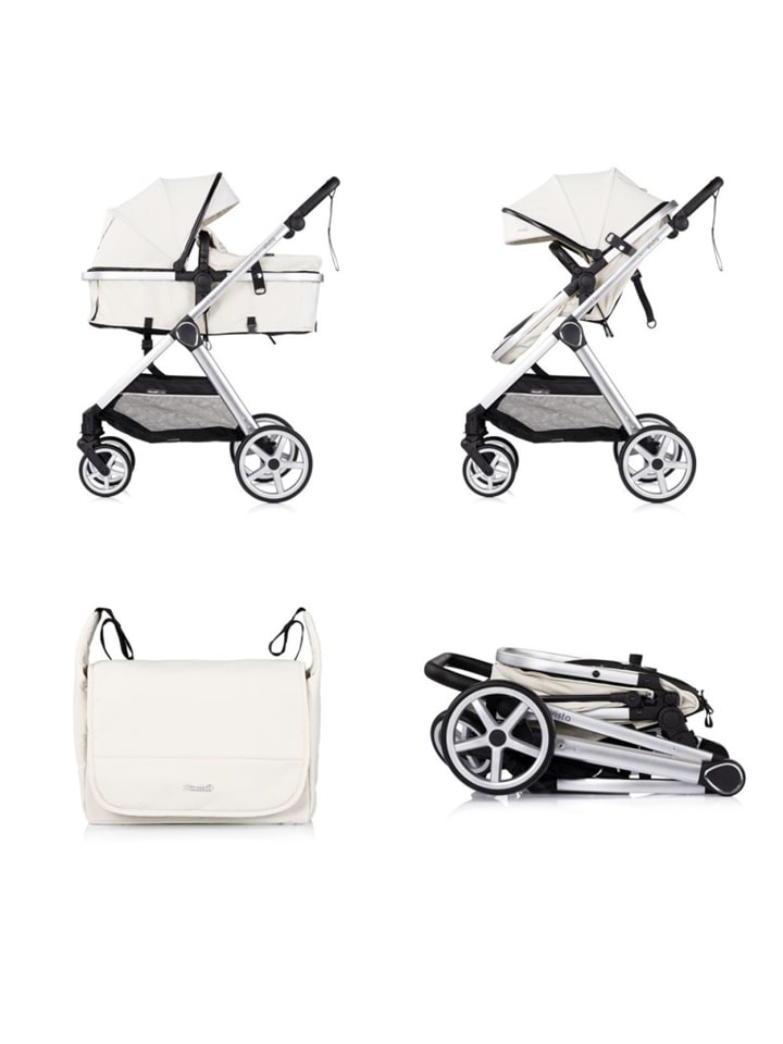 Chipolino Kombikinderwagen 2 in 1 Vista in weiß günstig kaufen onesize