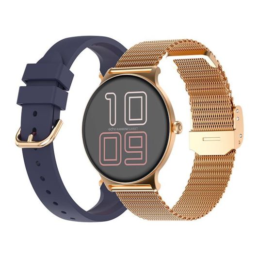 Smartwatch ECHO Rainbow Sunset – pasek skórzany