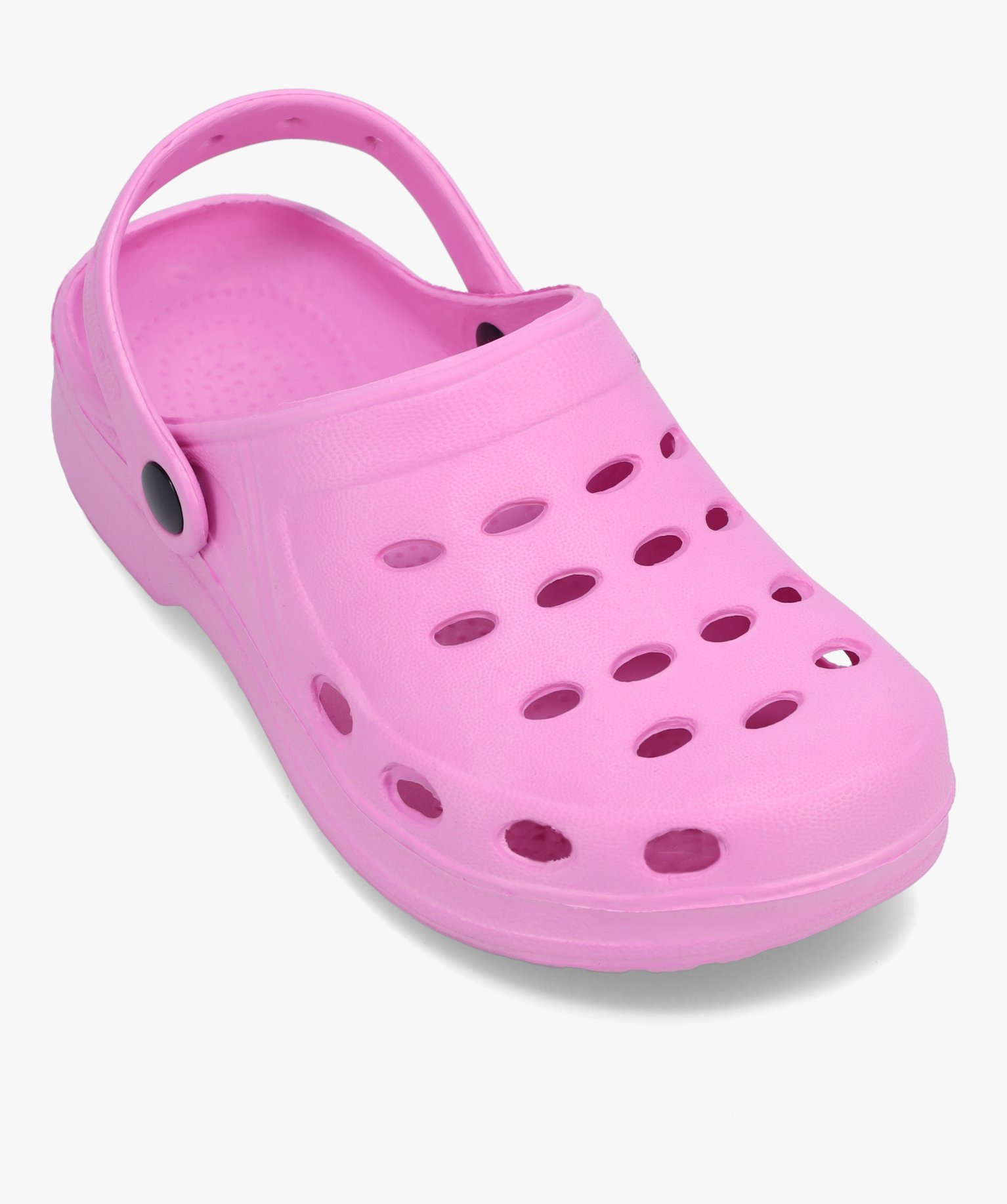 Sabots souples fille unis perforés rose | GEMO