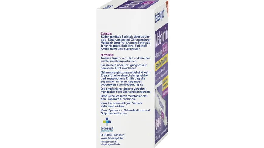 tetesept Melatonin + Magnesium Direkt Stick