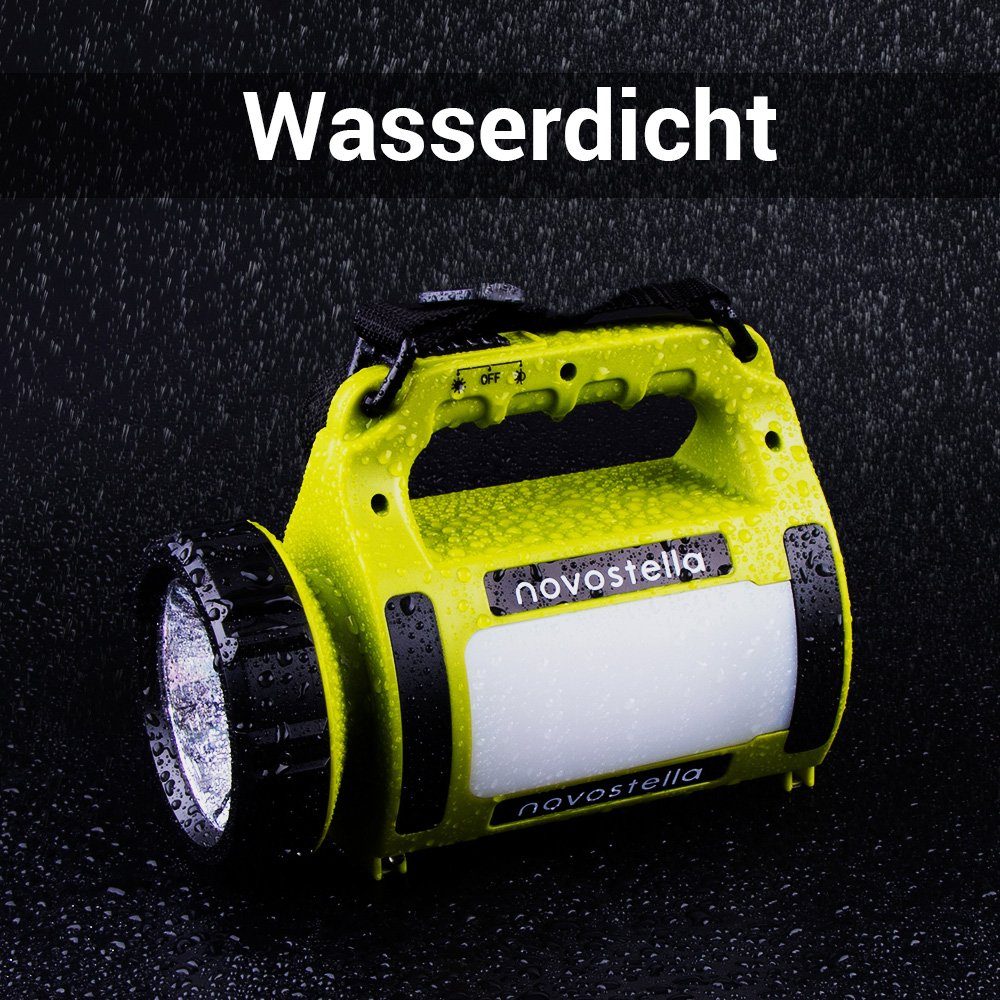 Novostella Taschenlampe, LED Campinglampe Handscheinwerfer wiederaufladbare Laterne Tragbar