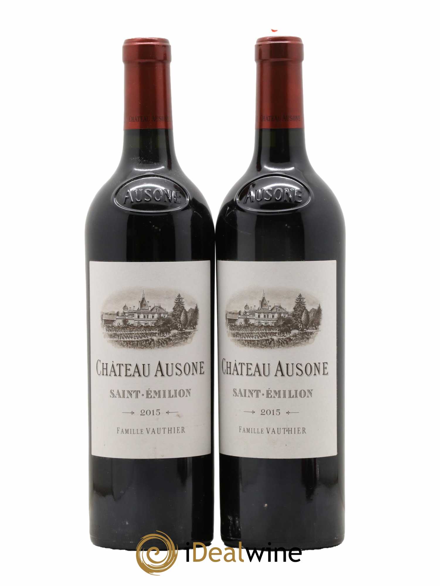 Château Ausone 1er Grand Cru Classé A  2015 - Lot de 2 Bouteilles
