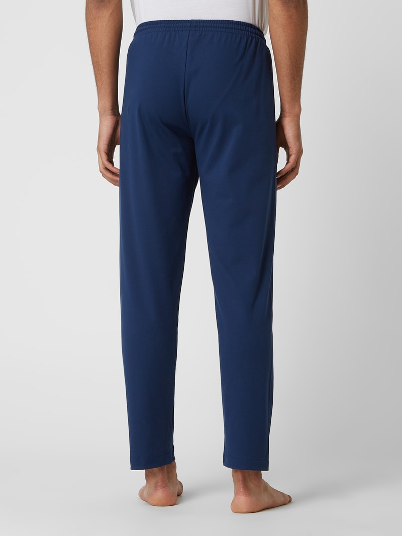 Pyjama-Hose aus Baumwolle in marineblau