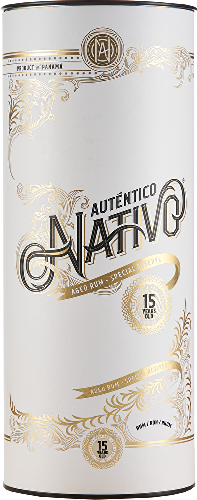 Auténtico Nativo Aged Rum Special Reserve 15 YO 0,7 Liter in Tube