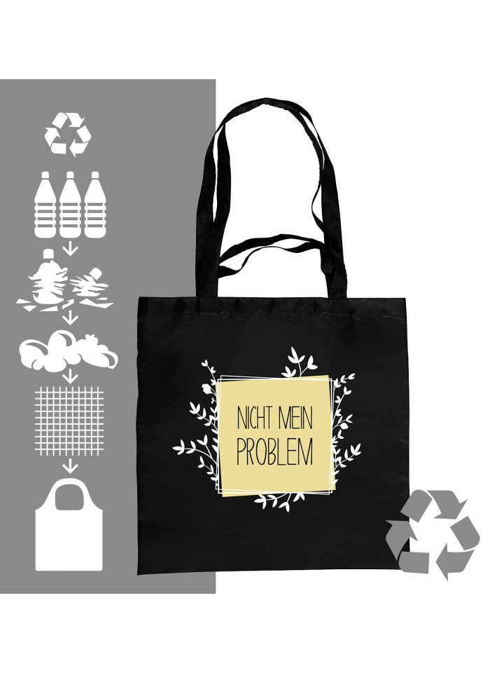 Geda Labels Tasche Nicht mein Problem in Schwarz - 40x40 günstig kaufen onesize