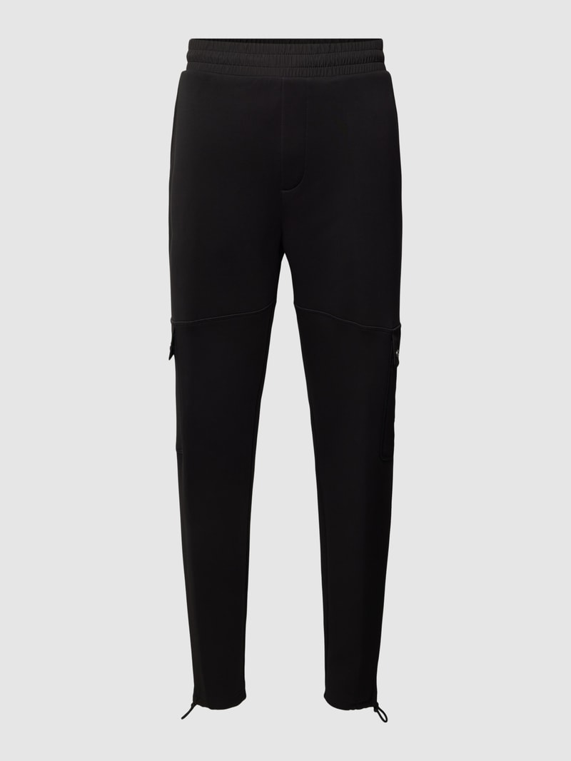 Sweatpants mit Cargotaschen Modell 'Dangkang' in schwarz