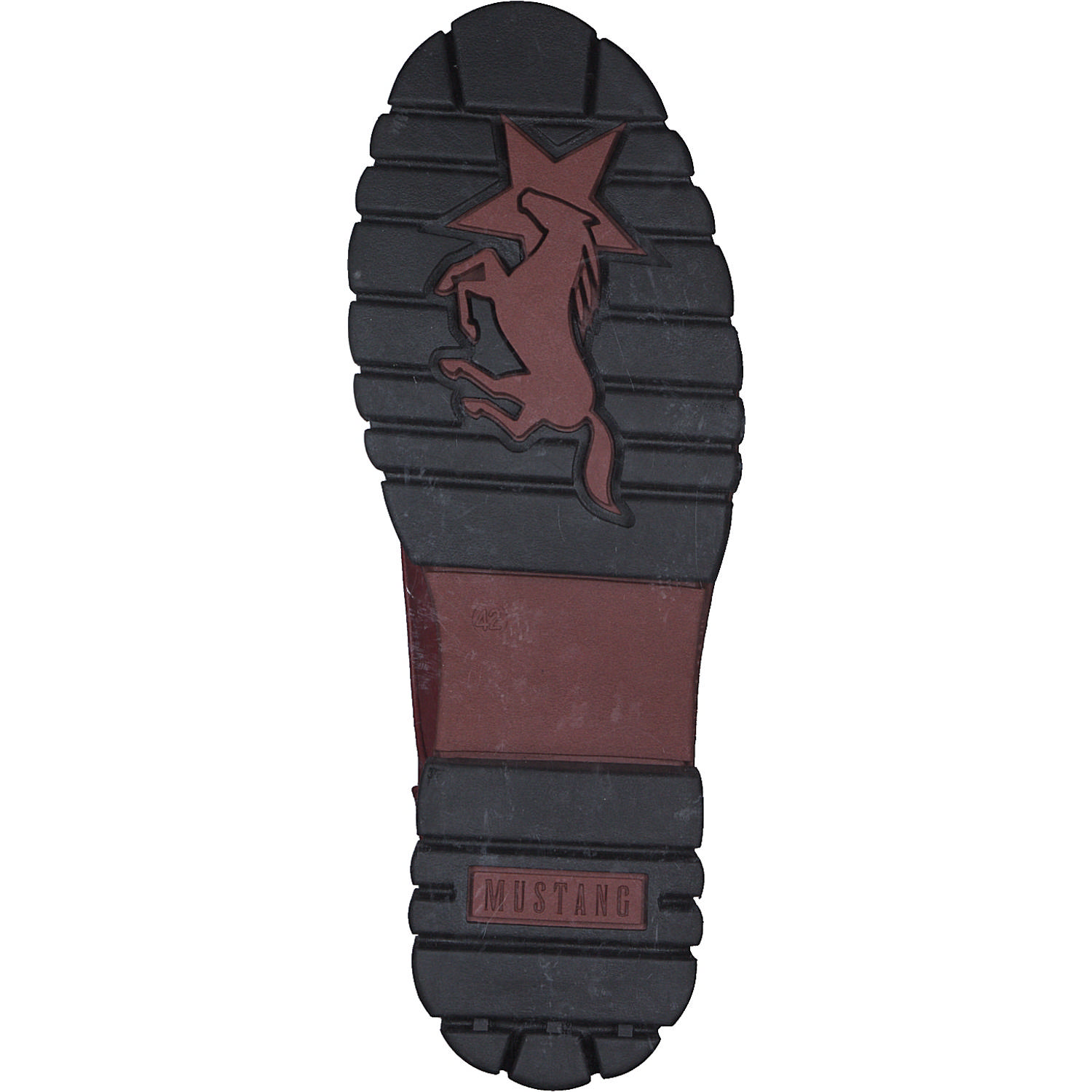Mustang 1447504, Biker Boots, Damen, rot
