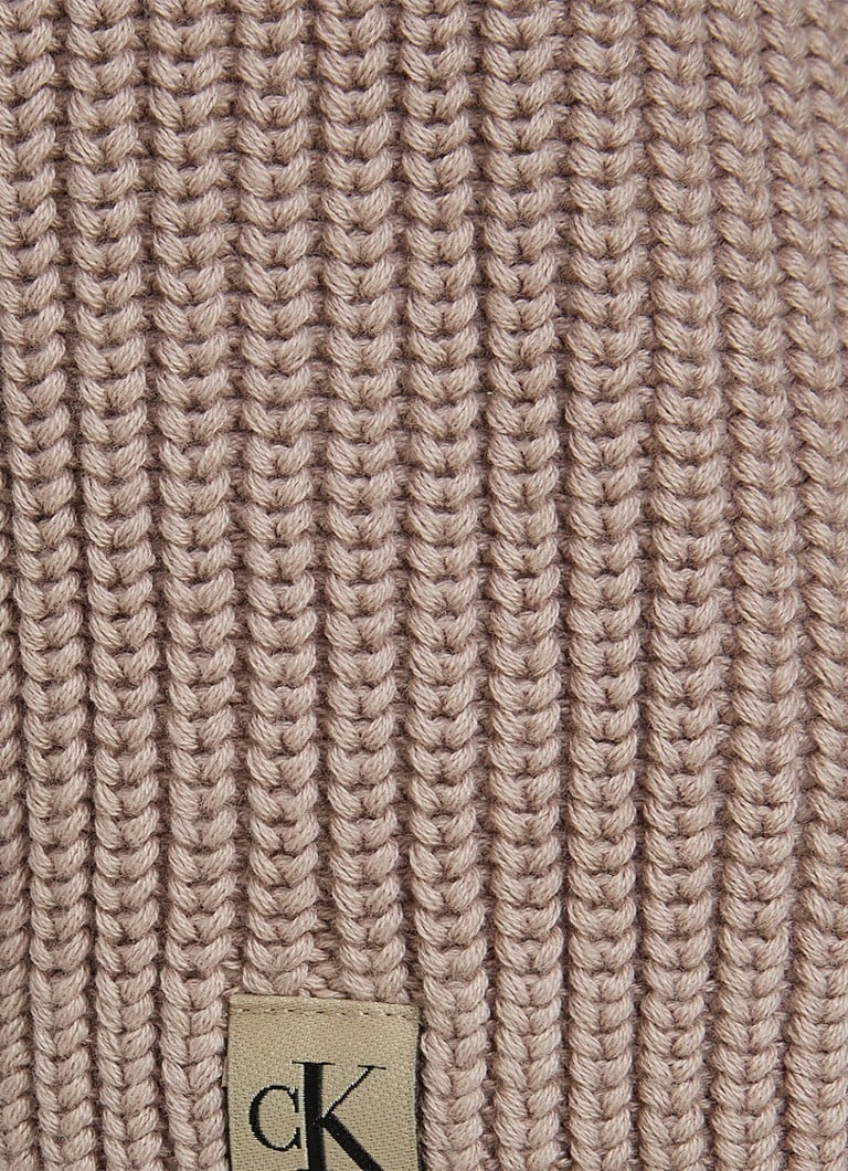 Maglione a collo alto a coste di Calvin Klein