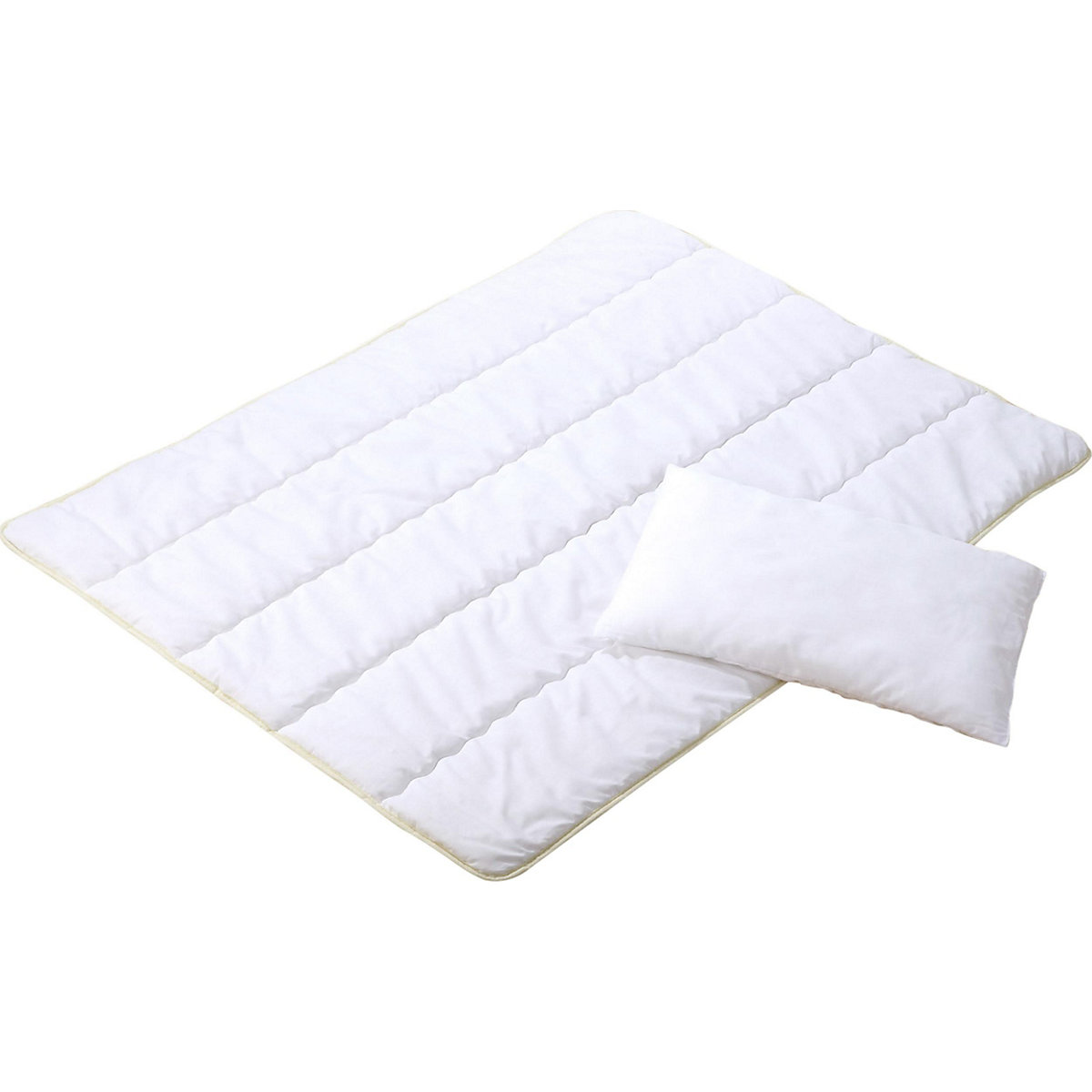 Kinder Bettdecke & Kissen Set Thermovlies, Kunstfaser, 100 x 135 cm und 40 x 60 cm