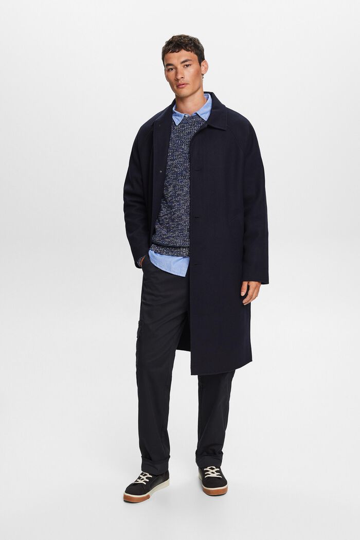Mac Coat aus Wolle
