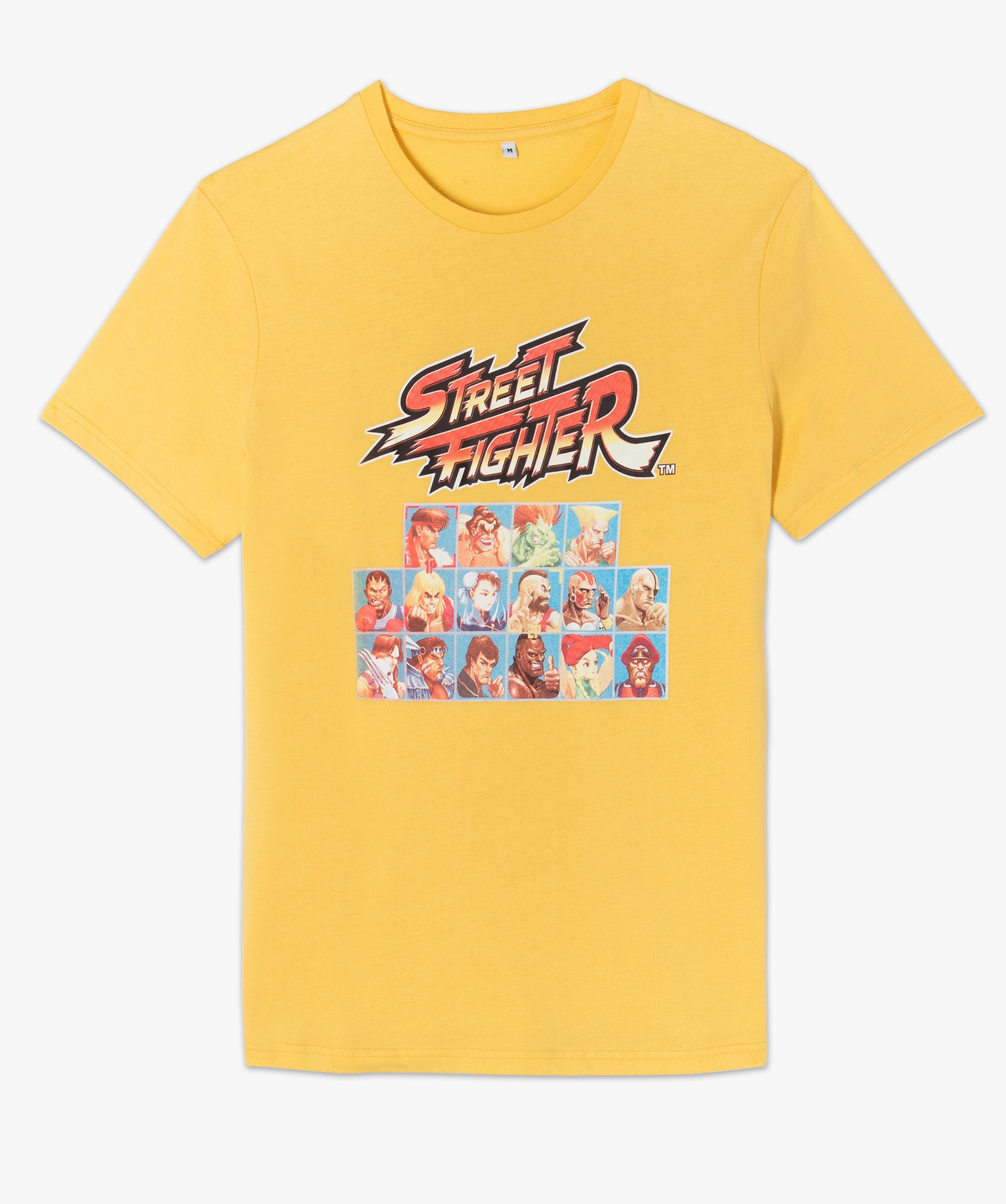Tee-shirt homme avec motif XXL – Street Fighter jaune | GEMO