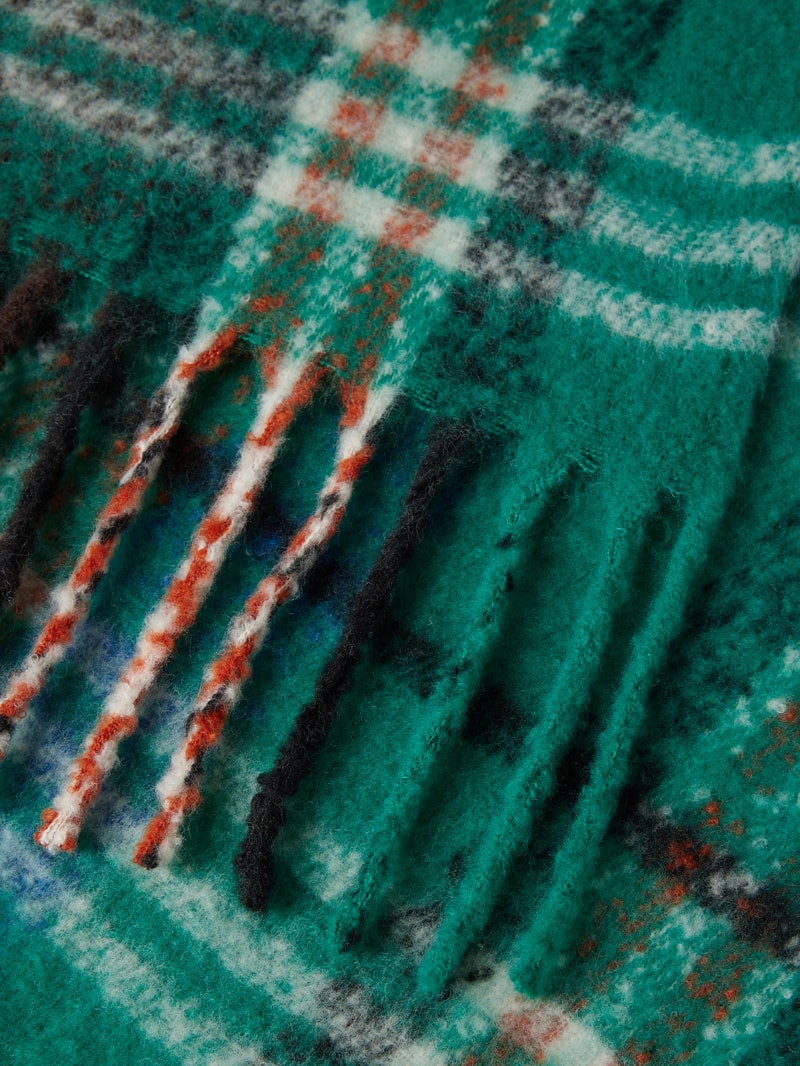 Schal mit Tartan-Karo Modell 'AELMA' in grün
