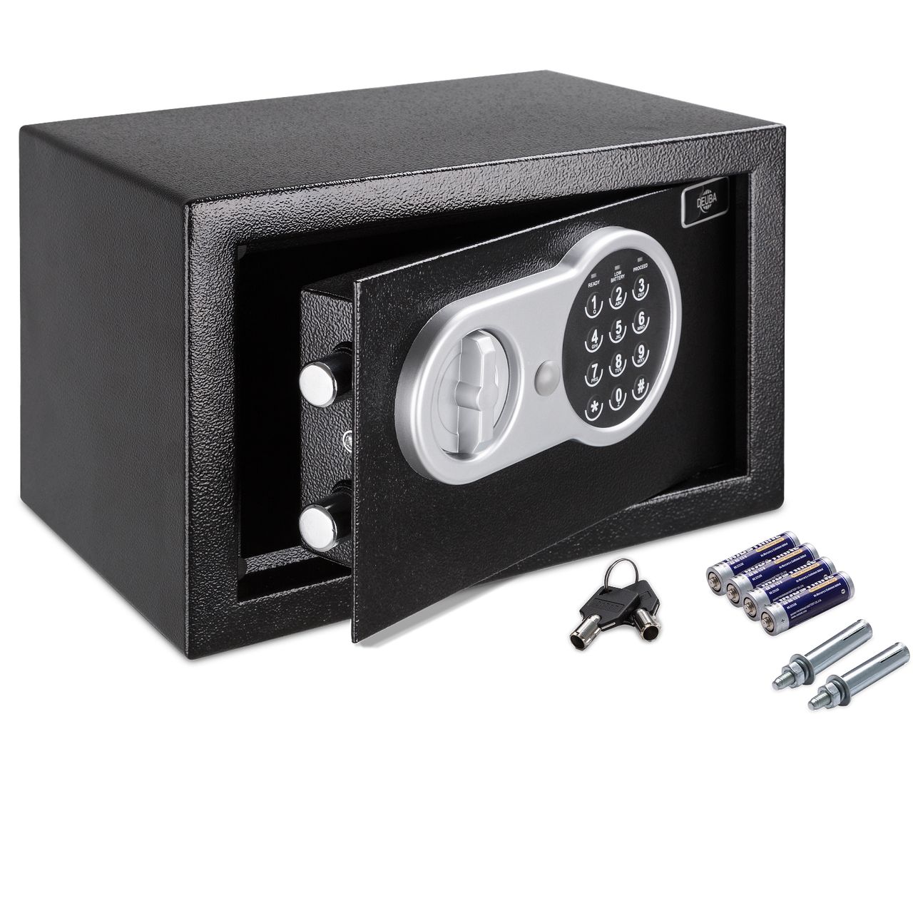 DEUBA Tresor - Safe elektrisch klein 31 x 20 x 20cm schwarz