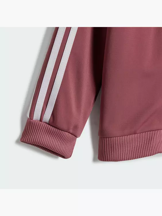 adidas Essentials Shiny Hooded Trainingsanzug