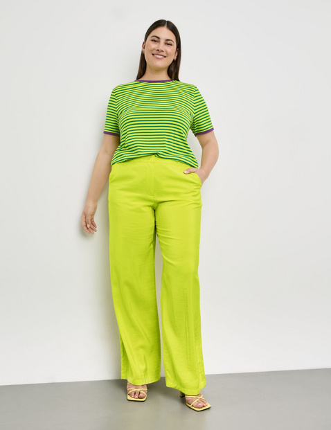 Weite Hose mit feinem Schimmer Carlotta