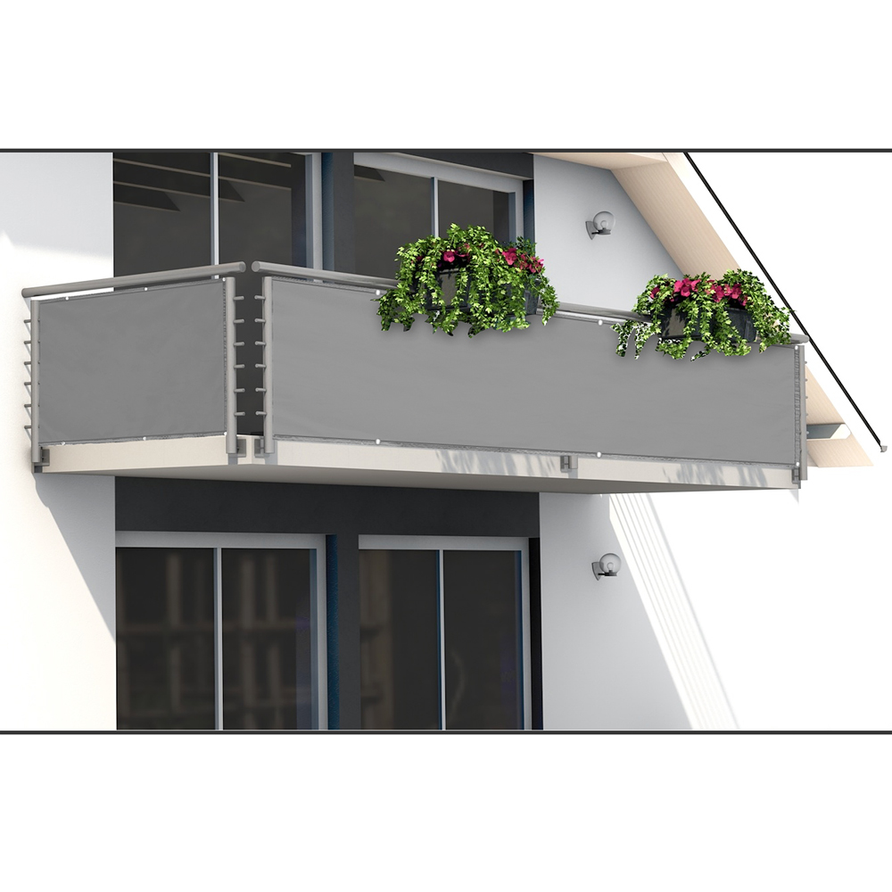Detex Sichtschutz für Balkon Betonoptik 5m
