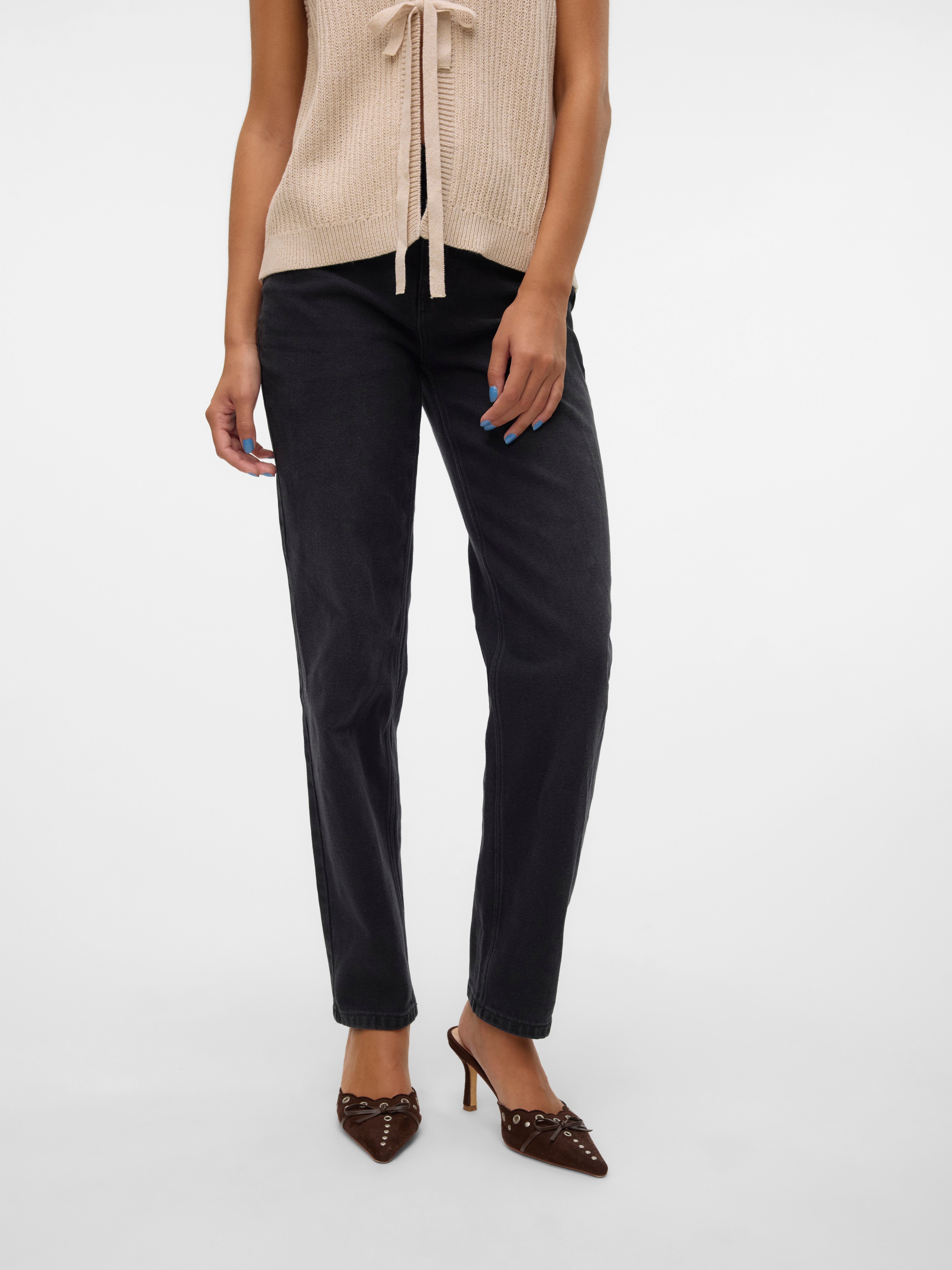 VMKYLA Mid Rise Gerade geschnitten Jeans