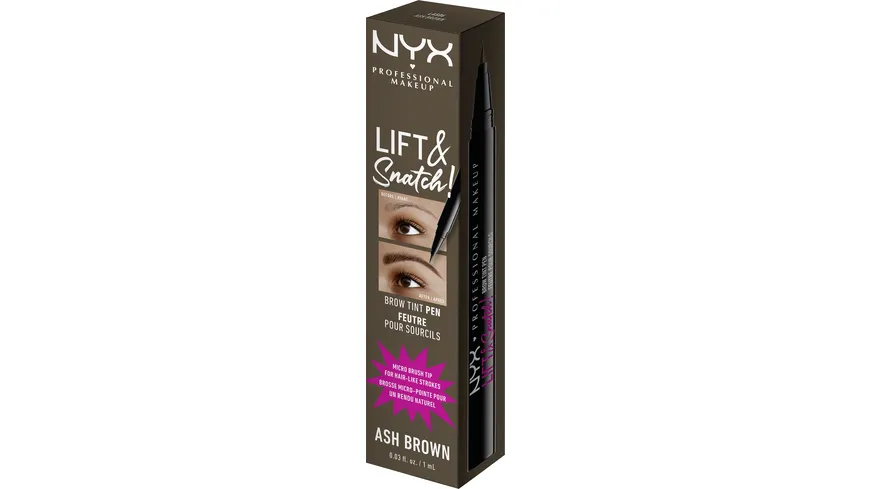 NYX PROFESSIONAL MAKEUP Lift & Snatch Brow Tint Pen 1 ml LAS06 - Ash Brown
