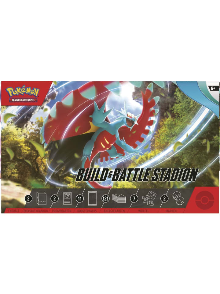 Pokémon Build & Battle Stadion Karmesin & Purpur Paradoxrift in Mehrfarbig ab 6 Jahre günstig kaufen onesize