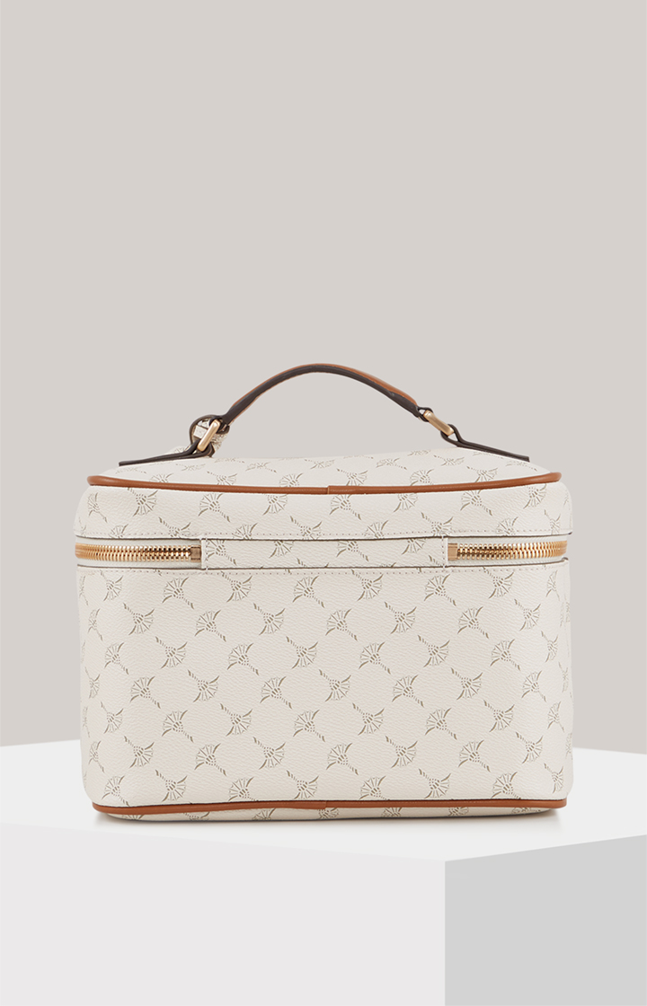 Beauty-Case Cortina Flora in Offwhite