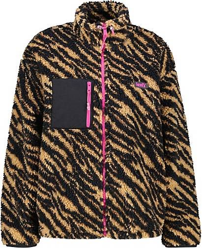 Levi's Damen Teddyjacke BIG FOOT SHERPA TIGER IKAT DIJ