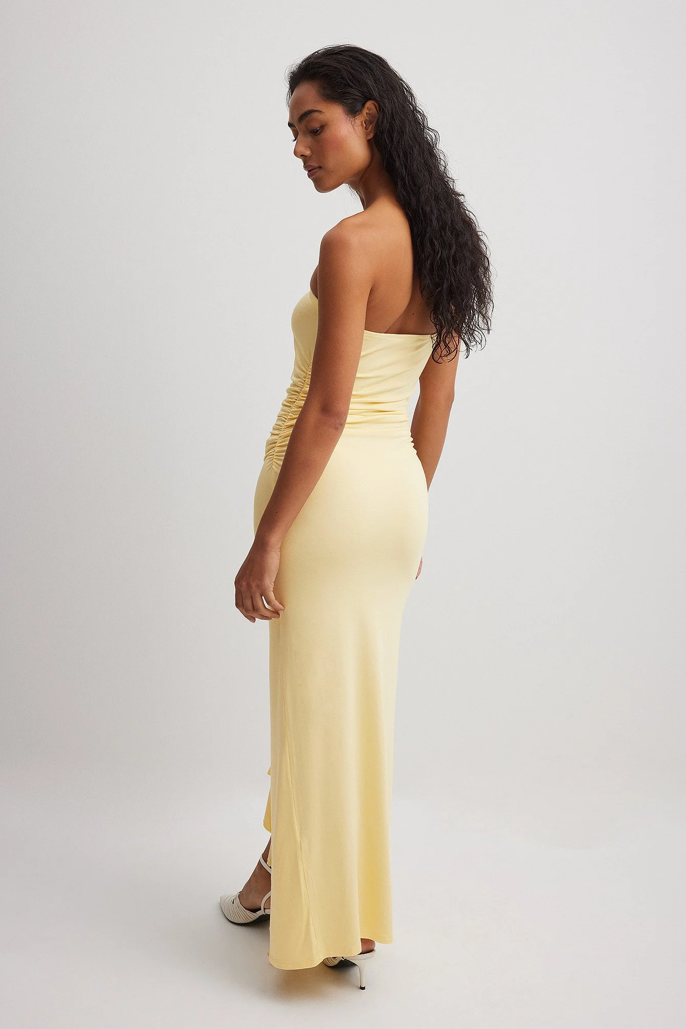 Ärmelloses Jersey-Maxikleid