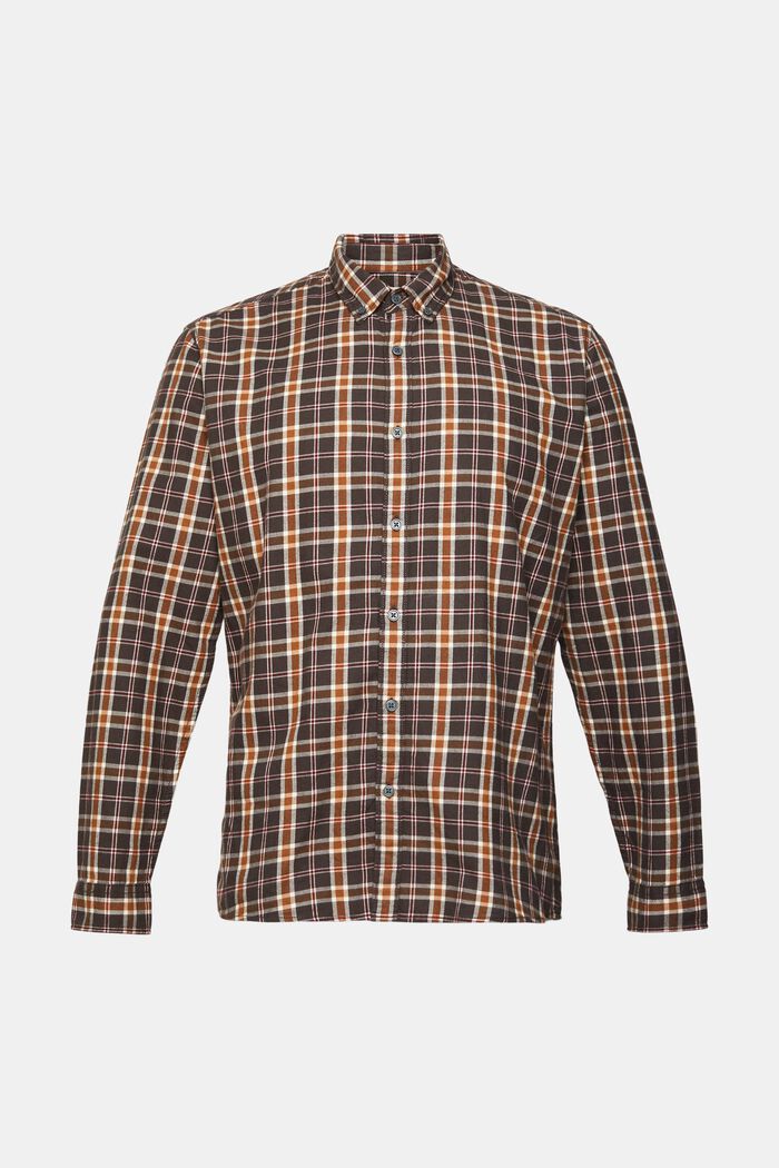 Button-Down-Hemd mit Karos