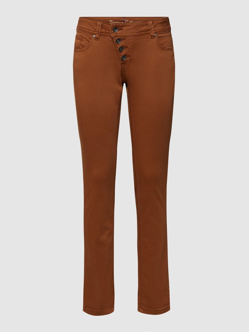 Hose im 5-Pocket-Design Modell 'MALIBU' in cognac