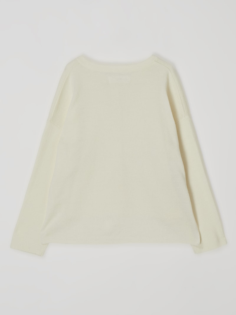 Cardigan aus Baumwolle in offwhite