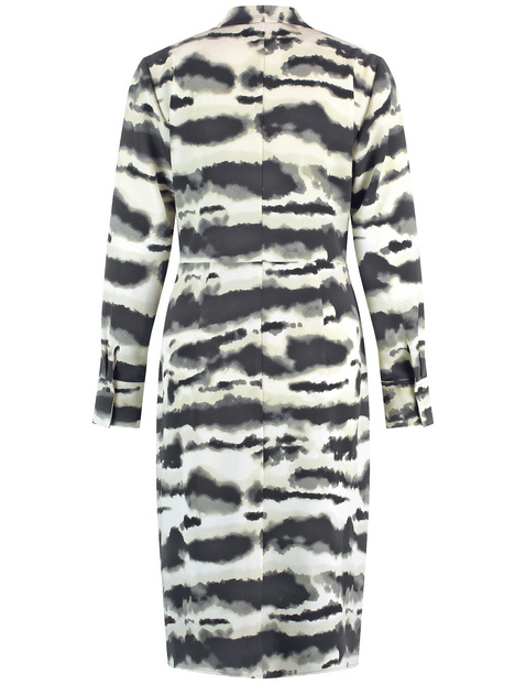 Kniebedeckendes Wickelkleid