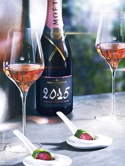Moët & Chandon : Grand Vintage Rosé 2015