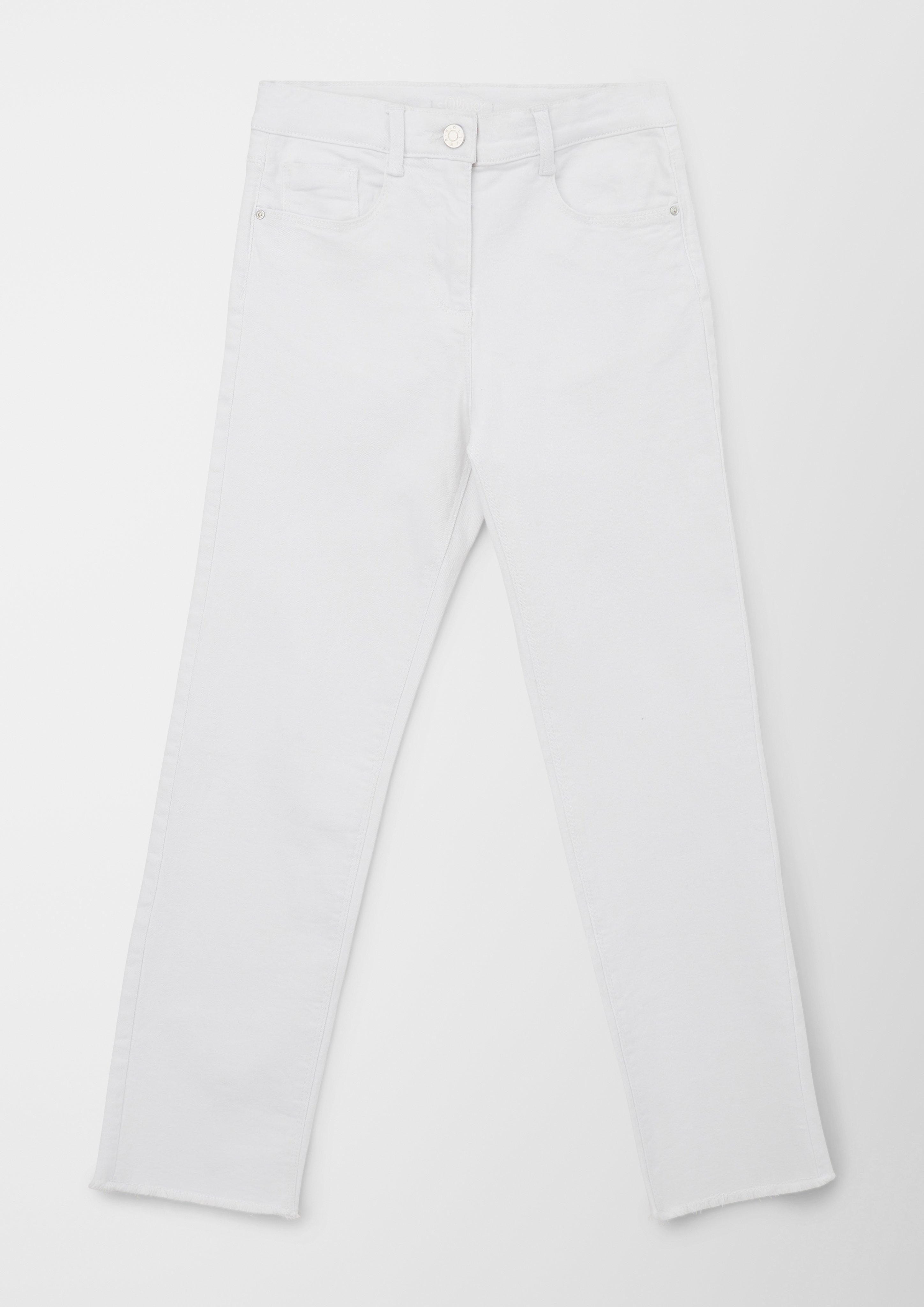 Cropped-Jeans / Regular Fit / Mid Rise / Straight Leg  2130157-0100
